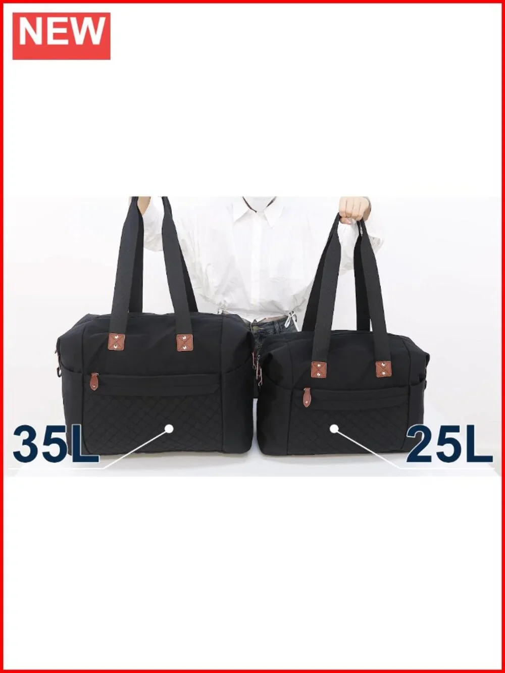 Waterproof Travel Duffle Bag Weekender Overnight Carry On Gym Tote